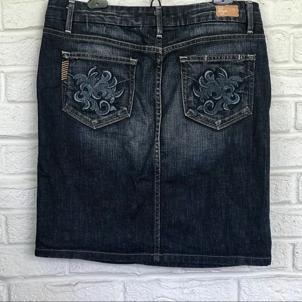 Paige Premium Denim Norton Skirt-Embellished